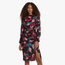 Donna Morgan Women's Long Sleeve Cowl Neck Midi Dress, Size 18W