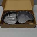 7 Inch Heart Cake Mold Springform Pan, Heart Shaped Baking Set, Nonstick Carbon Steel, for Wedding, Birthday, Cheesecake, Homemade DIY Projects