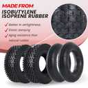 (2-Set) AR-PRO Replacement 13x5.00-6 Tire and Inner Tube Sets for Razor Dirt Quad Versions 1-18 - Compatible with Yerf Dog, Motovox, and More - Also Compatible with Yard Tractors and Hand Trucks, 13x5.00-6, TR-87