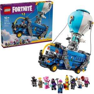 LEGO Fortnite Battle Bus Building Toy - Collectible Fortnite Toy for Kids, Boys & Girls, Ages 10+ - Pretend Play Set with 9 Minifigures from Video Game - Gift for Christmas - 77073