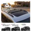 330LBS Lockable Roof Rack Cross Bars for GMC Terrain 2026 2025 2018-2024