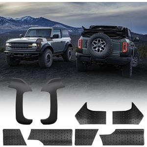 Corner Edge Protector Set Ford Bronco Accessory, Anti Scratch Guards Protector, Corner Guards Trim Cover Compatible for Ford Bronco 2021 2022 2023 2/4 Doors, Black, 6PCS