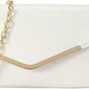 Clutch Purse Evening Bag for Women, Envelope Handbag With Detachable Chain for Wedding and Party