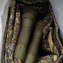 Foxelli Chest Waders, Waterproof 4mm Neoprene Hunting & Fishing Waders for Men & Women with Boots (10, Camo)