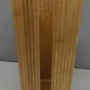 Bamboo Toilet Paper Holder perfect for toilet paper storage or general bathroom storage, a freestanding toilet paper holder handmade from biodegradable bamboo