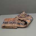 Washable 2x5 Hallway Runner Rug: Indoor Vintage Water Resistant Kitchen Entryway Rug Soft Living Room Bedroom Carpet Thin Low Pile Non Slip Floor Mat for Bathroom Laundry Dining Room(2X5,Orange)