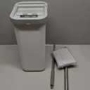 JOYMOOP Mop and Bucket with Wringer Set, Hands Free Flat Floor Mop and Bucket, with 3 Washable Microfiber Pads, Wet and Dry Use, Floor Cleaning System