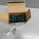 PREXTEX Christmas String Lights with Green Wire - 100 Count, 20 Ft Multicolored Christmas Tree Lights for Xmas Decorations Indoor and Outdoor - Incandescent String Light for Patios, Fences, Holidays