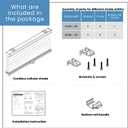 BlindsAvenue Cellular Honeycomb Cordless Polyester Shade, 9/16" Single Cell, Light Filtering, White, Size: 30" W x 72" H