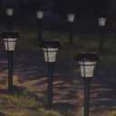 MAGGIFT 12 Pack Solar Pathway Lights Outdoor Solar Garden Lights for Patio, Yard, Driveway