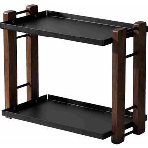 Bathroom Counter OrganizerDouble-Layer Storage Rack, Suitable for Dressing Rooms, bathrooms, Kitchens and Dining Rooms. It Does not Rust and Does not Fade