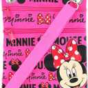 Disney's Minnie Mouse"Glam" Cross-Body Passport Purse Shoulder Bag, Neon Pink