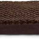 Furhaven Memory Foam Dog Bed for Large/Medium Dogs w/ Removable Washable Cover, For Dogs Up to 55 lbs - Ultra Plush Faux Fur & Suede Mattress - Chocolate, Large