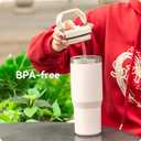 Straw for Stanley IceFlow 30 oz Flip Straw Tumbler(1.0 Version),Replacement Straws for Ice Flow Cup 100% BPA Free Reusable Dishwasher Safe(Not fit IceFlow 30 oz 2.0 Version)