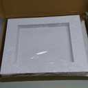 Egofine Pack of 25 White Pre-Cut Mat Board 11x14 Picture Mat for 8x10 Photo with White Core Bevel Cut Mattes Sets. Includes 25 High Premier Acid Free Mats & 25 Backing Board & 25 Clear Bags