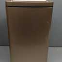 6.6 Gallon/25L Large Gold Trash Can, Kitchen Garbage Can, Stainless Steel Open Top Waste Basket for Restaurant Bathroom Office Commercial (25Lgold) (11.8in Long 8.6in wide 19.6in tall)