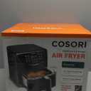 COSORI Pro Gen 2 Air Fryer 5.8QT, Upgraded Version with Stable Performance & Sleek New Look, 13 One Touch Functions, 100 Paper & 1100 Online Recipes, Dishwasher-Safe Detachable Square Basket, Black