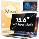 Mamol 15.6 Inch Laptop Privacy Screen Filter for 16:9 Widescreen Display, Eye Protection Anti Glare & Blue Light Filter, Privacy Screen Protector for 15.6" Laptop