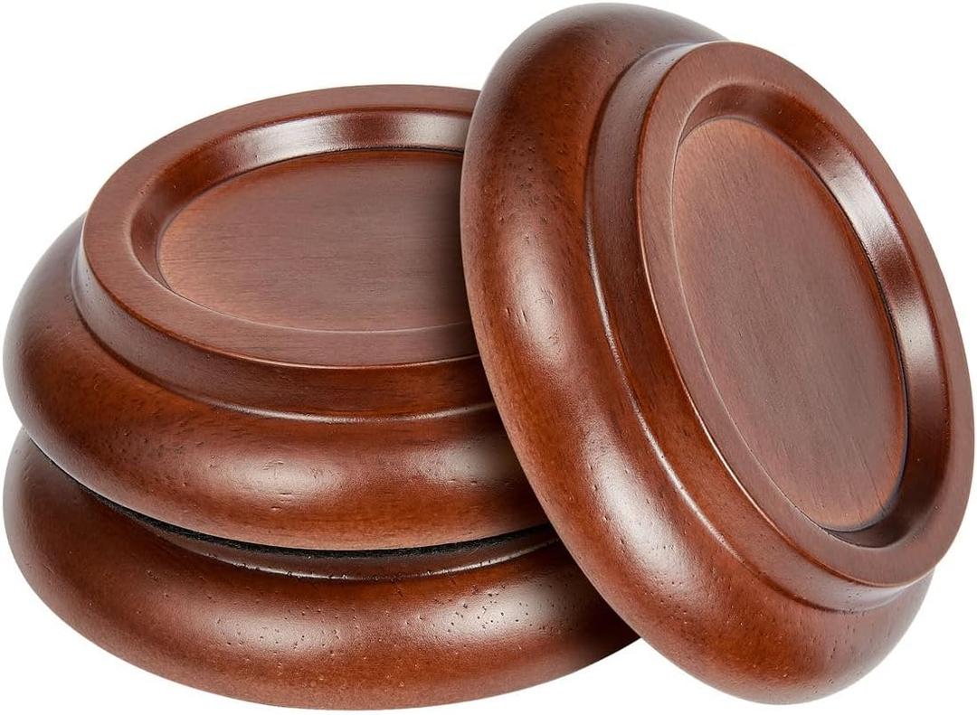 Piano Caster Cups Grand Piano Caster Cups Wood Coasters Cups Piano Caster Pads for Grand Piano