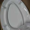 KOHLER 25875-0 Hyten 3" Height, Elevated Soft Close Elongated Toilet Seat, Contoured Seat with Grip-Tight Bumpers, Quick-Attach Hardware, No Slam Toilet Seat, White
