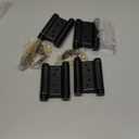 3" Double Action Spring Hinges, Self Closing Door Hinges for Saloon Cafe Pub Swinging Doors, 201 Stainless Steel, Including Pins and Screws, 4-Pack