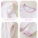 Mioglrie Toddler Baby Girl Clothes Fall Winter Sweatsuit Newborn Sweatshirt Sweat Pant Sets Outfits Infant Girls Clothing (3-4T, Purple Stripe)