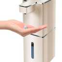 Automatic Liquid Soap Dispenser Touchless Soap Dispenser 380ml/12.8oz Rechargeable, Wall Mounted,4 Levels Adjustable Auto Soap Pump for Bathroom Kitchen Dish Soap