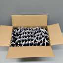 Supernal 60 Pack Hevy Duty Rolled Black/White  Plastic Silverware,Pre Wrapped Cutlery with Napkins, Rolled Plastic Forks and Spoons, Black Disposable Silverware Suit for Party, Birthday