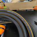 Giraffe Tools Garden Hose 49FT Lightweight Lay Flat Water Hose Kink Free Flexible Hose with 9 Spray Function NozzleBlack