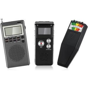 Saillong 3 Pcs Ghost Hunting Equipment Include 1 Pcs Spirit Ghost Hunting Box 1 Pcs Digital Voice Recorder 1 Pcs LED Emf Magnetic Field Hunting Detector, Paranormal Research Tools Saillong 3 Pcs Ghost Hunting Equipment Include 1 Pcs Spirit Ghost Hunting Box 1 Pcs Digital Voice Recorder 1 Pcs LED Emf Magnetic Field Hunting Detector, Paranormal Research Tools