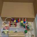 Activity Table for 1+ Year Old, Montessori Wooden Toys for Toddlers 1-3, 8 in 1 Baby Activity Table, Educational Sensory Bead Maze Toys for Babies, Learning Shape Sorter, Birthday Gifts Girls Boys