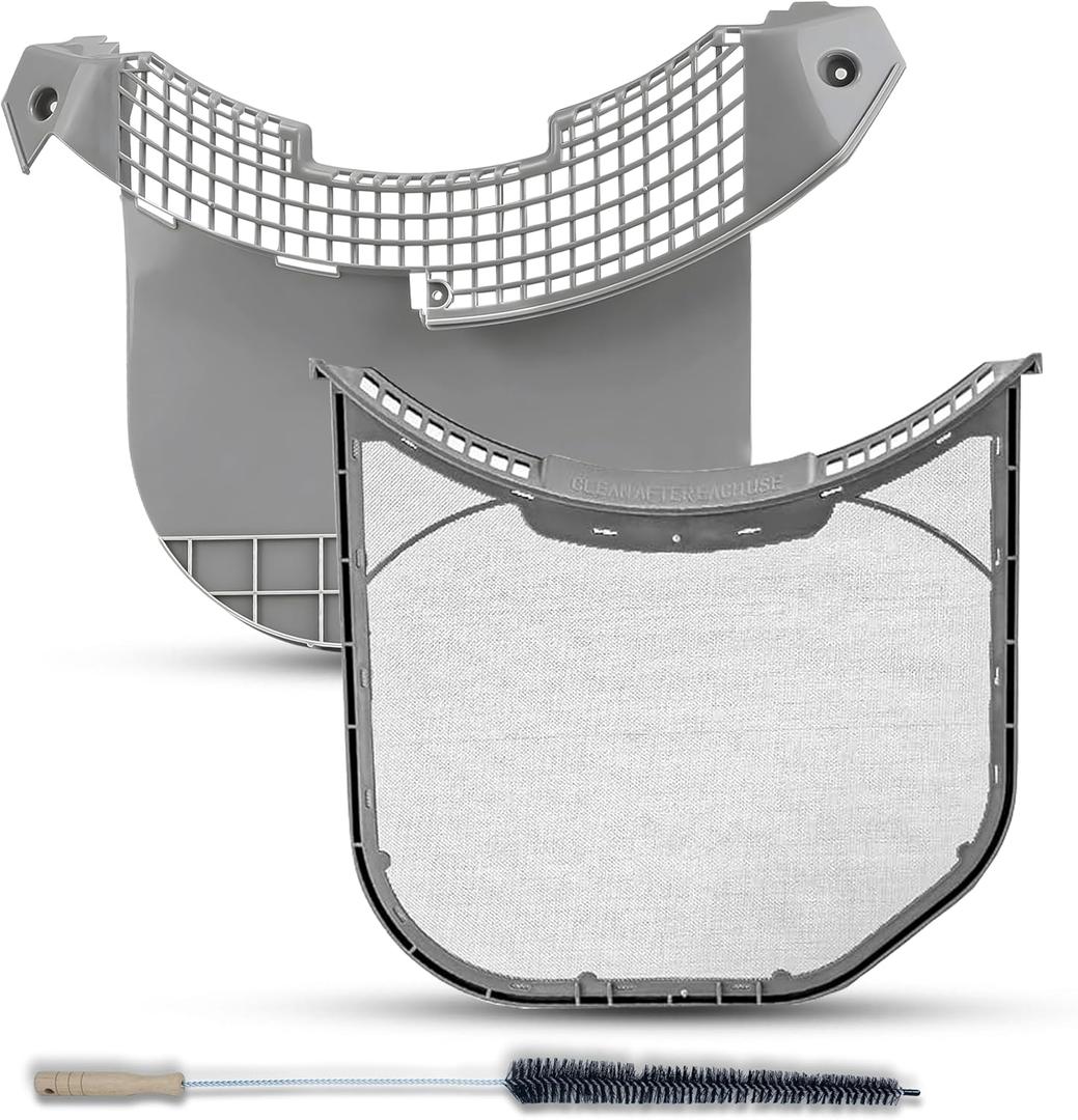DLGX3551V DLGX3551W DLGX3901W DLG2602W DLG3461W DLG3601W DLG3401W DLG3501W DLG3181W Dryer Lint Filter Screen Trap Replace For LG DLGX3876W DLGX3251W DLGX3571V DLGX3471W DLGX3471V & Housing Guide Cover