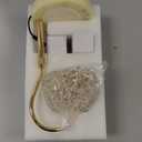 Candle Warmer Lamp with RGB Lighting - Dimmer Electric Candle Lamp Warmer Crystals Lampshade,Adjustable Height Wax Warmer Lamp with 2 Bulbs for Jar Candles,Gifts for Mom Womens(White)