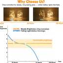 ZSJWL 6 Pack Rechargeable Fairy Lights with Remote & DIY Timer, 7Ft 20LED Mini Battery String Light, Twinkle Silver Copper Wire Lights for Wedding Party Bedroom Christmas Table Decoration(Warm White)