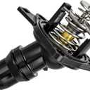 Nilight Thermostat Housing Assembly Compatible with Honda Accord 2003-2007 Element 2003-2011 Engine 2.4L L4 Coolant Thermostat Housing for Car 19301-RAA-A02 19301RAAA02 19301-RAA-A01 19301-R40-A01