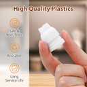 14 Pcs Couplers for Piping Bags, Standard Cake Decorating Piping Couplers for Icing Nozzles White