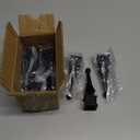 10pcs Metal Fence Finials Fits 3/4" Square Post - Aluminium Alloy Four Sided Spire Wing Tip Black Finial Fence Toppe, for Yard Garden Lawn Iron Picket Fence Finial Tops Decoratio