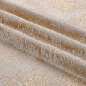 Majestic Giftware Madison Fabric by The Yard - 2 Yard (BEGD-116X72)| 116 Inch Wide Cloth for Table Runner, Upholstery, Pillows, and Window Treatments | Soft & Washable Cloth for Home (Bermuda - Gold)