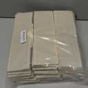 DIMJ Drawer Organizer Clothes - 20 Pack Closet Drawer Organizer Bins for Baby Clothes Storage, Fabric Dresser Organizer for Nursery Bedroom, Foldable Small Drawer Dividers for Underwear Socks (Beige)