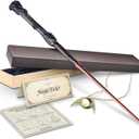 Wizard Wand, Witches Cosplay Magic Wands, Wands for Collection Christmas Halloween Props Party Supplies, Necklace Included (Persistence)