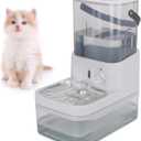 Smart Cat Water Fountain No Filter,Cat Drinking Water Fountain Bowl,Battery Operated Filterless Pet Water Fountain