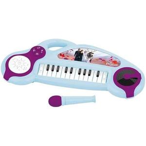 Lexibook, Frozen, Electronic Piano for Children with Light Effects, Microphone, Drums, Built-in Speaker, Demo Tunes, DJ Player, Purple/Blue, K704FZ, Medium
