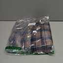 Amazon Essentials Men's Long-Sleeve Slim-Fit Stretch Poplin Shirt (Gold Navy Checked)