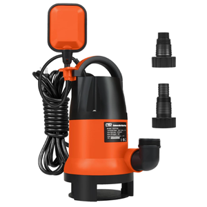 Sump Pump, Prostormer 1HP 3700GPH Submersible Clean/Dirty Water Pump with Automatic Float Switch for Pool, Pond,Garden, Flooded Cellar, Aquarium and Irrigation (Orange)