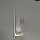 Paper Towel Holder, Upgrade SUS304 Stainless Steel Paper Towel Holder Under Cabinet, Bend-Resistant, Self-Adhesive or Drill Mounting (Silver)