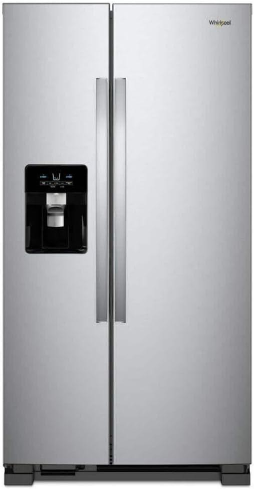 Whirlpool WRS325SDHZ 25 Cu. Ft. Stainless Side-by-Side Refrigerator