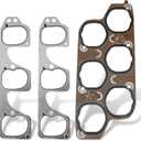 Engine Upper & Lower Intake Gaskets Set Fit for Buick for Lacrosse for Rendezvous for Cadillac CTS SRX STS for Malibu for Pontiac G6 G8 for Saturn Aura 3.6L, Replace 12598158