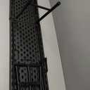 Roowest Black Folding Bench 6 Feet Plastic Outdoor Portable Foldable Bench Seat Eating with Carrying Handle for Dining Camping Picnic BBQ Sports Garden Indoor Outdoor Patio Activities