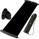 Slide Board(71"L x 20"W),Balance Workout Sliders with End Stops,Exercise Slide Board With 1 Mesh Carrying Bag,2 Sets of Shoes Booties for Beginners and Pros