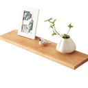 Rsuwiz Oak Floating Shelves for Wall Natural Wood Shelves, Wall Mounted Solid Wood Shelf Display Storage Rack for Living Room, Bedroom, Kitchen, Bathroom Decor (24 inches)